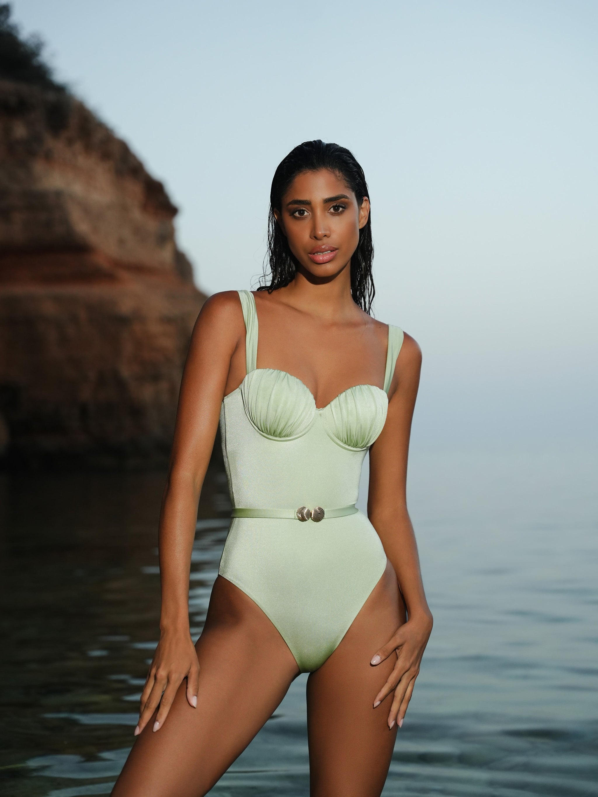 Pastel Seashell Swimsuit