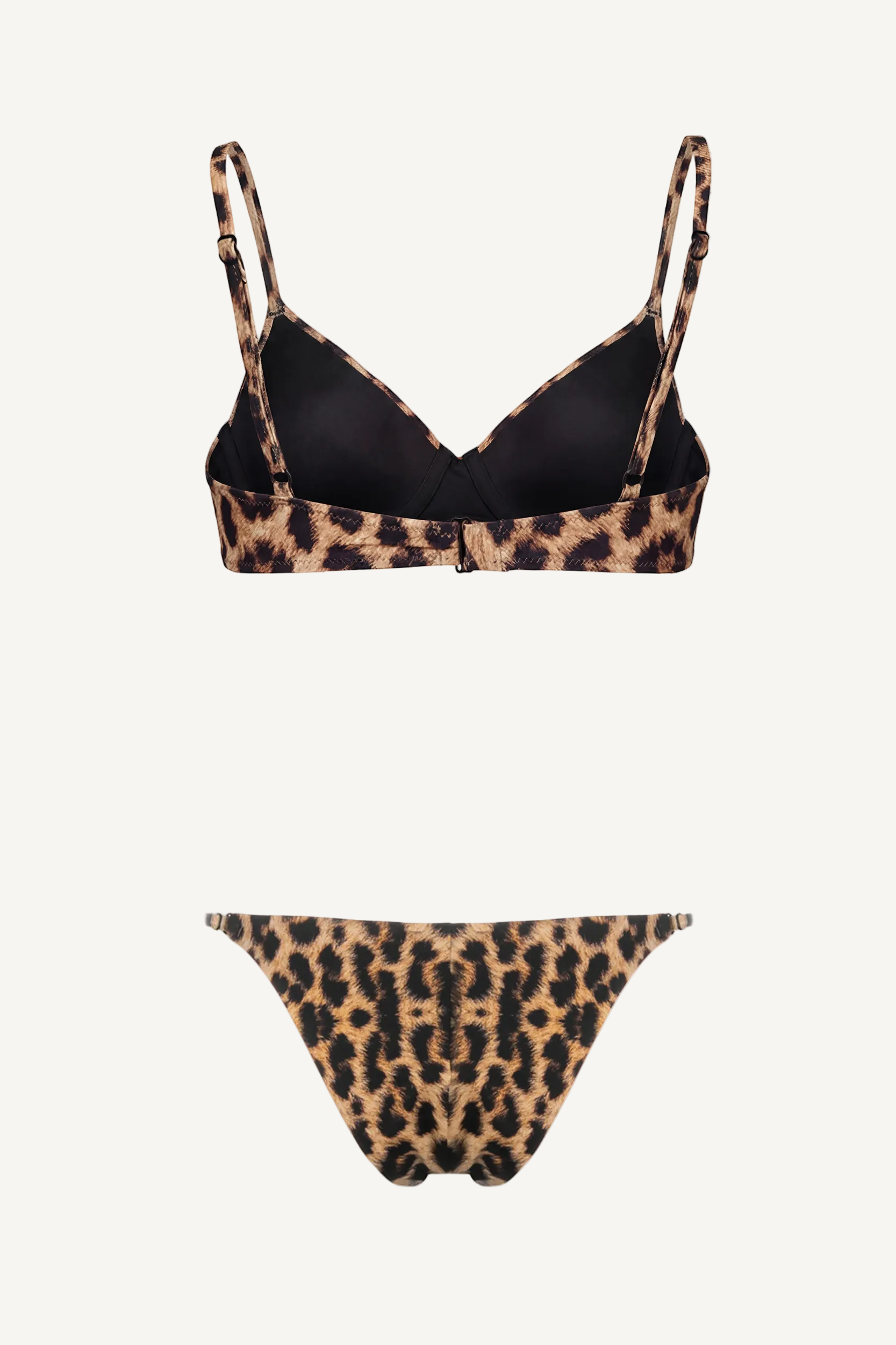 Leopard Push-Up Bra & Basic Bikini