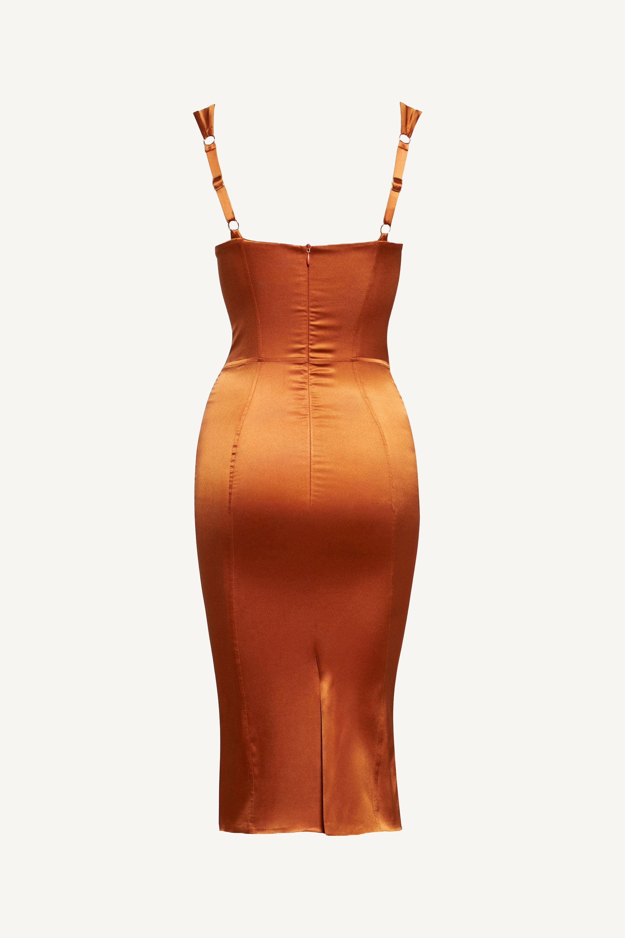 Rochie din mătase Iconic Amber