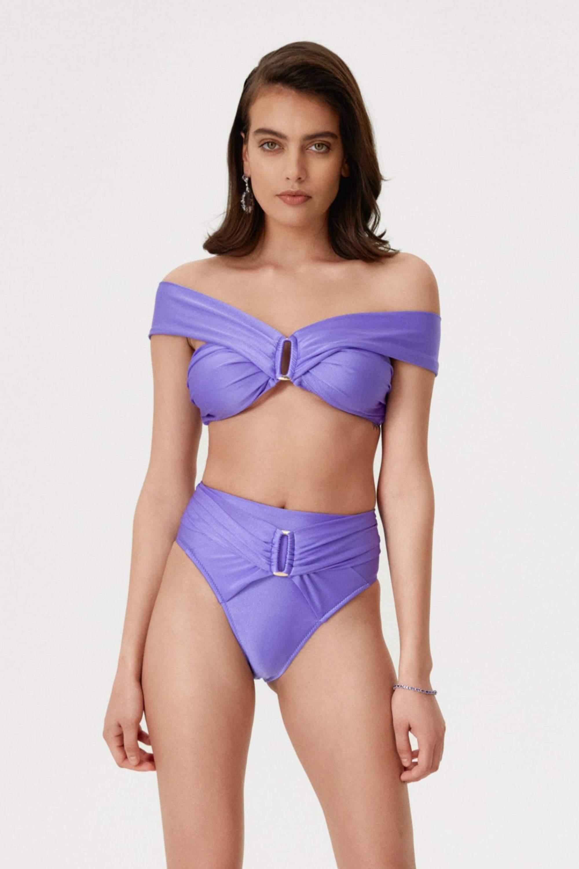 Sutien de baie Papillon Mov Ametist