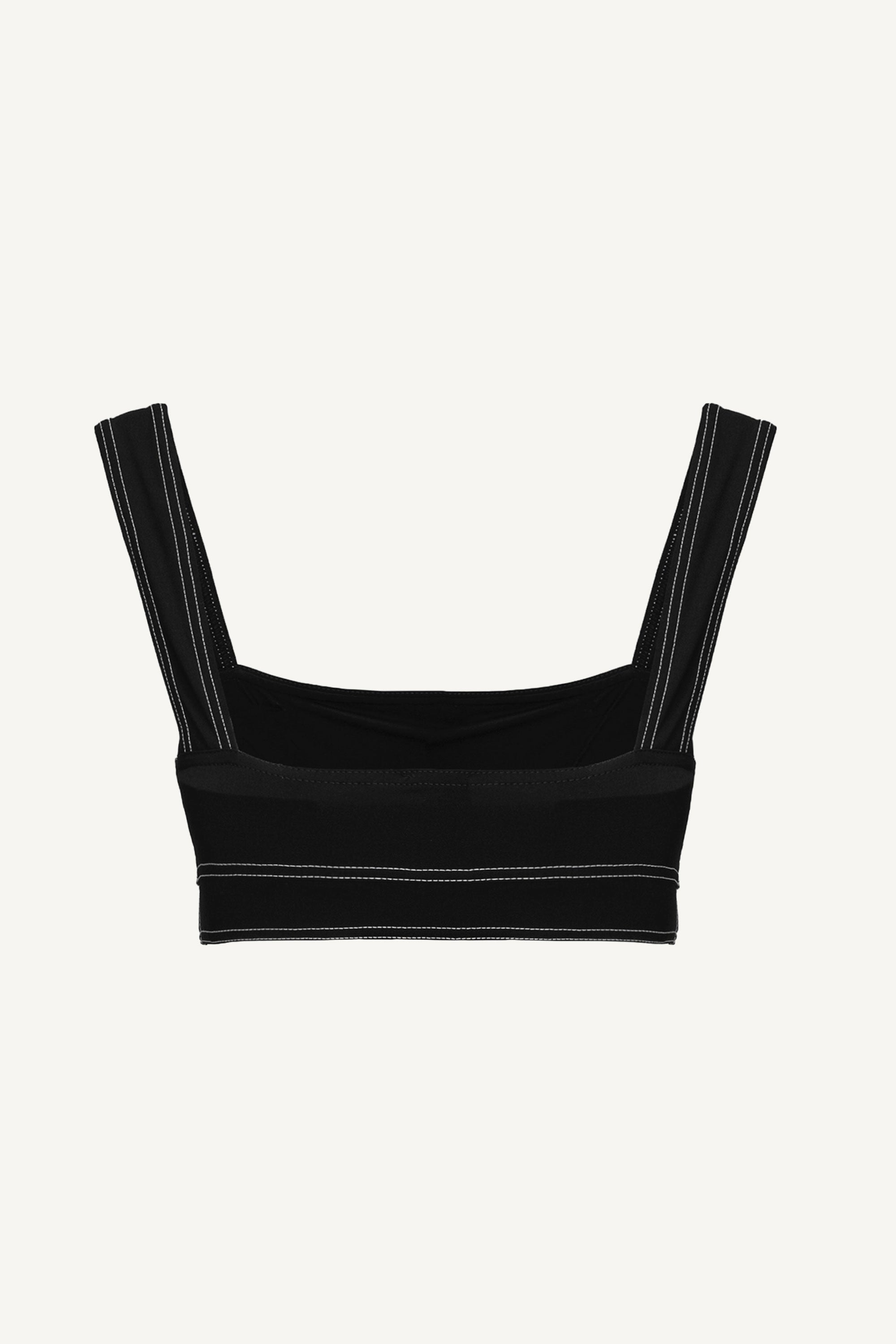 Sutien de baie Corset Lines Negru