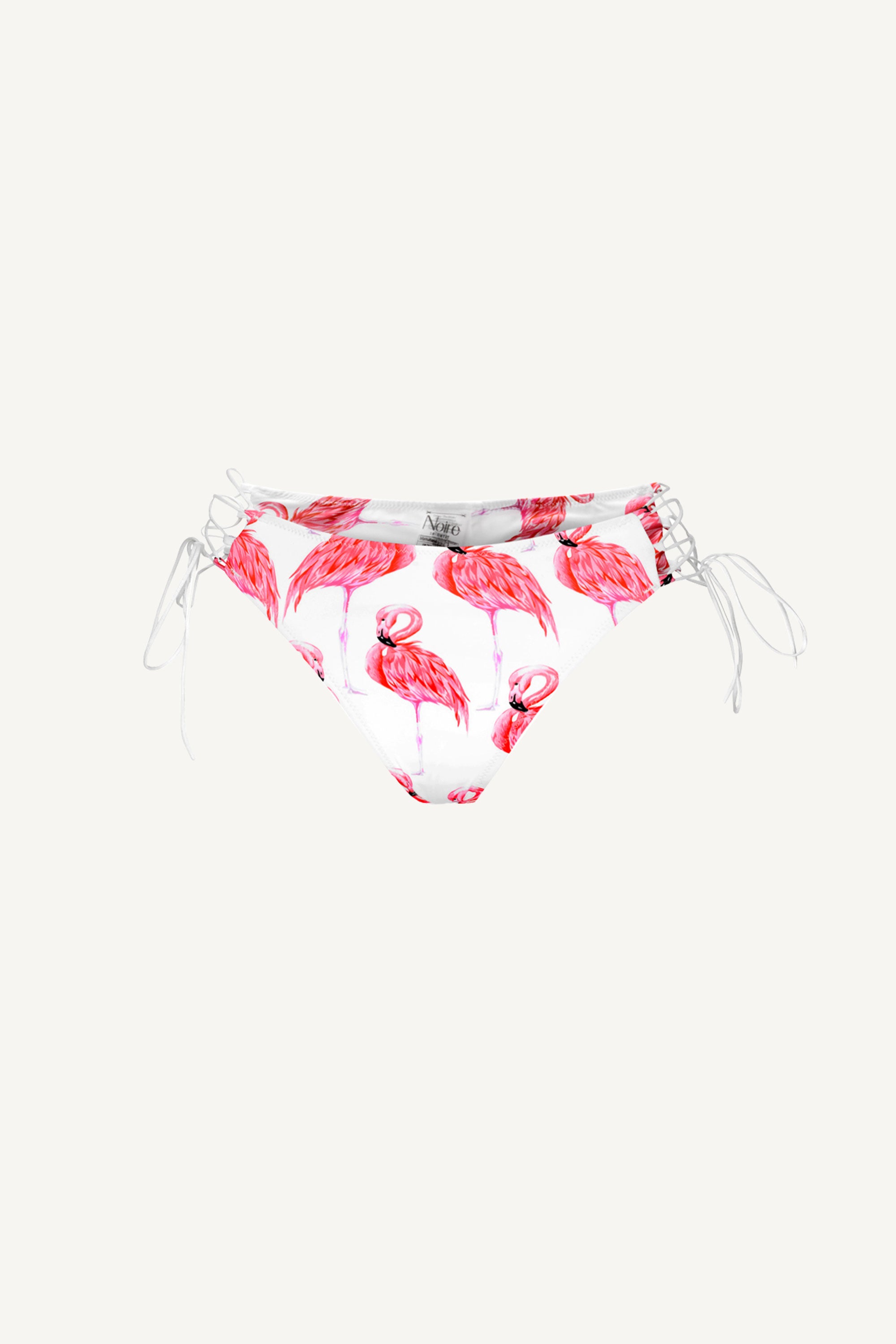 Slip de baie cu talie joasă Flamingo