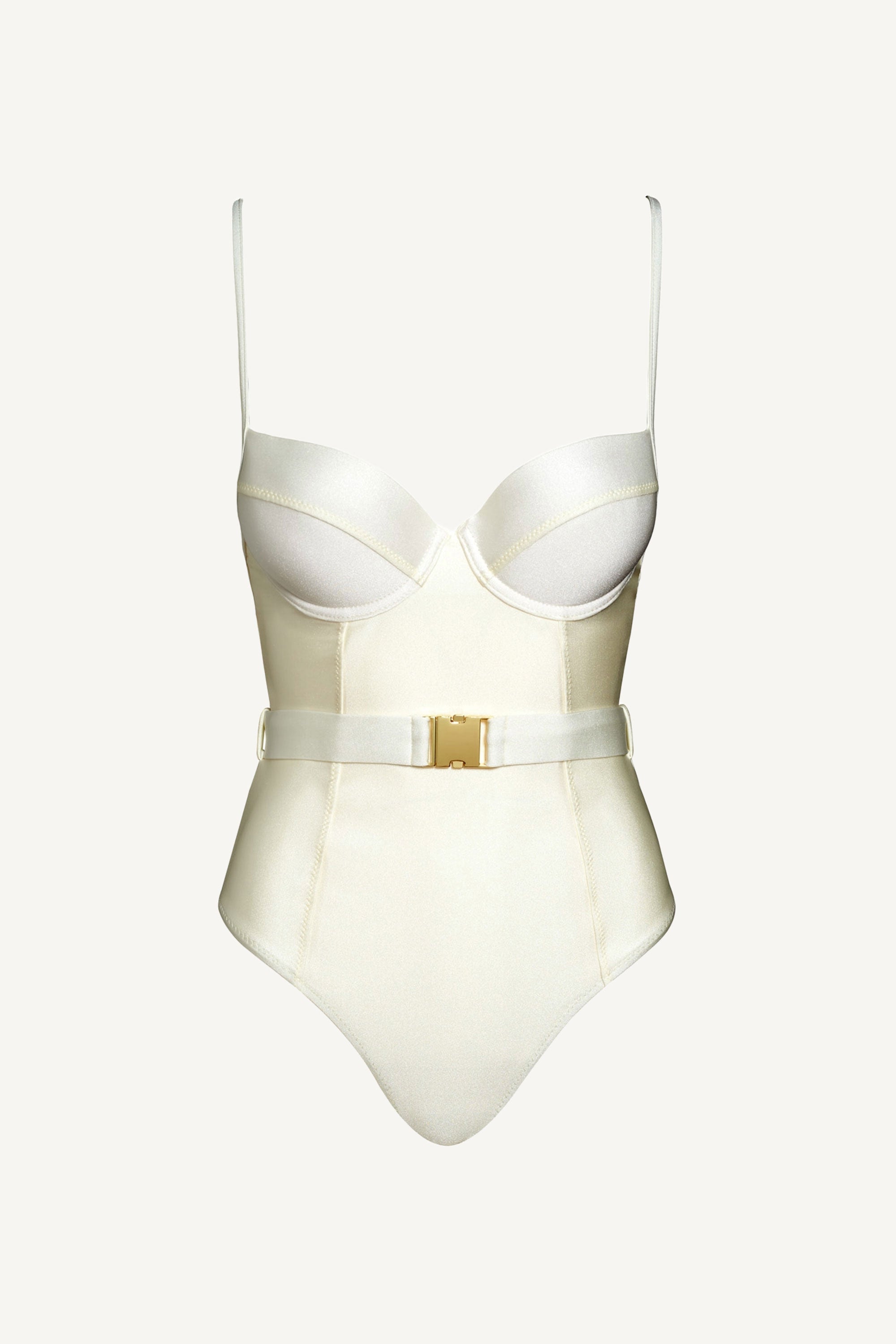 Costum de baie întreg Iconic Alb