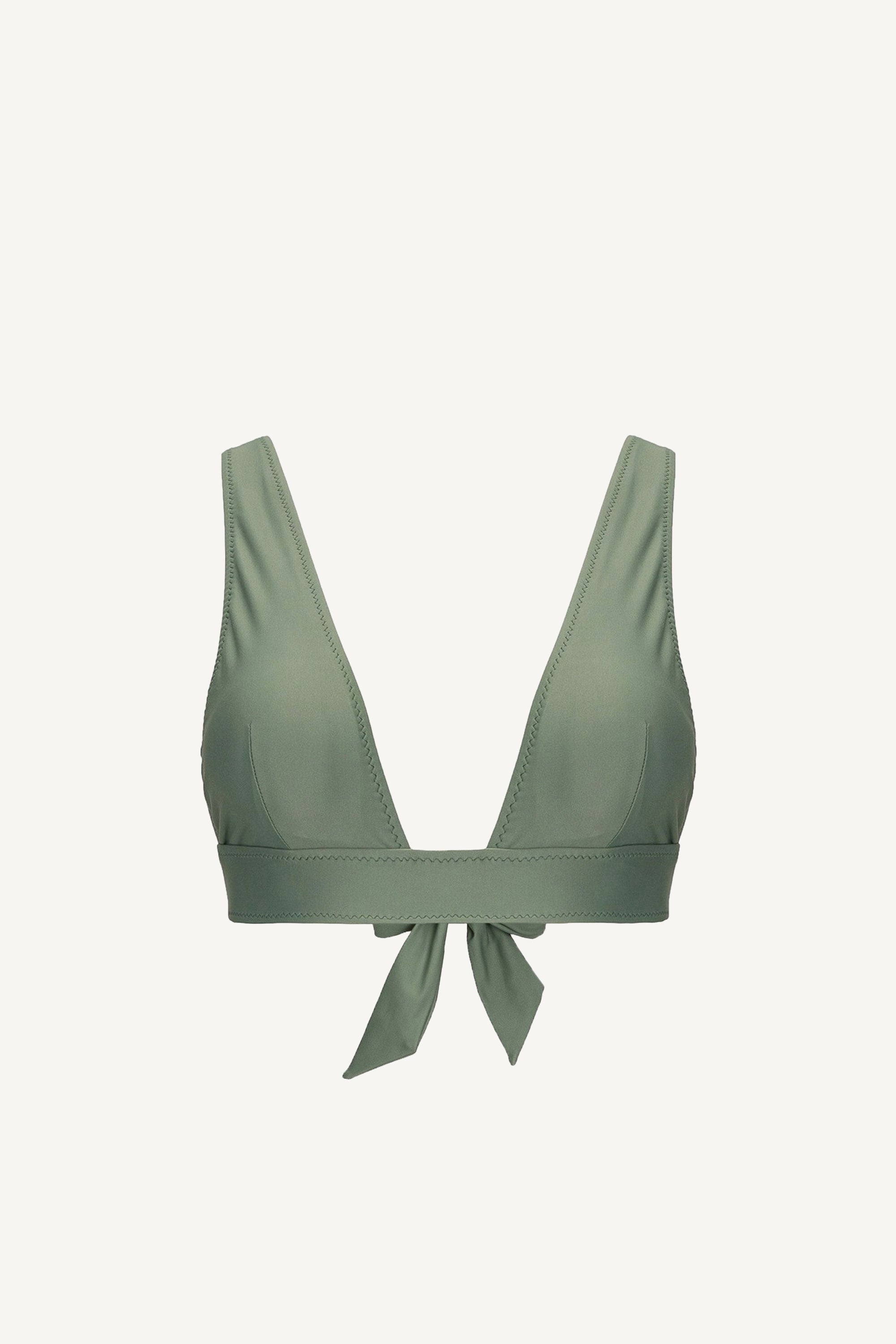 Sutien de baie triunghi Khaki