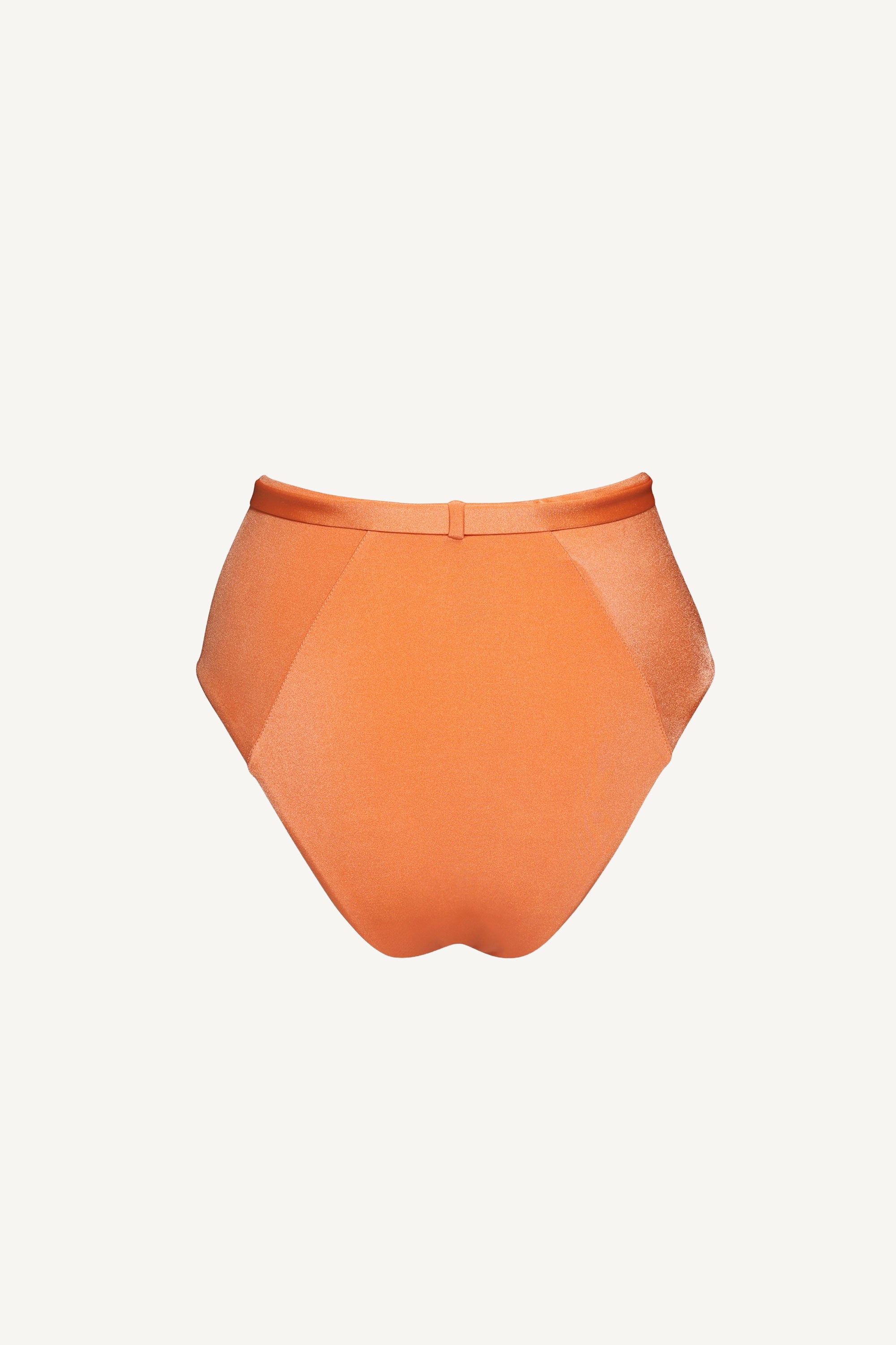 Slip de baie clasic cu talie înaltă Orange Blossom
