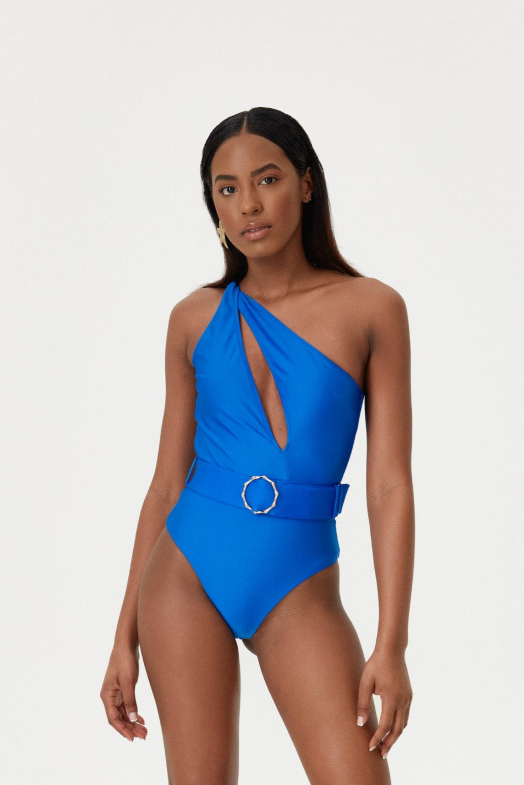 Sapphire One-Shoulder Swimsuit