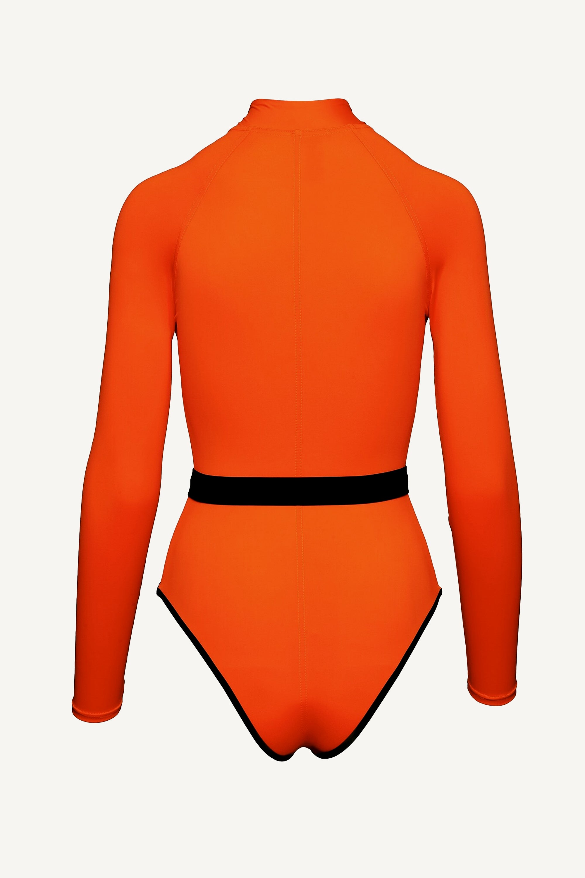 Surf-Up Neon Orange One Piece