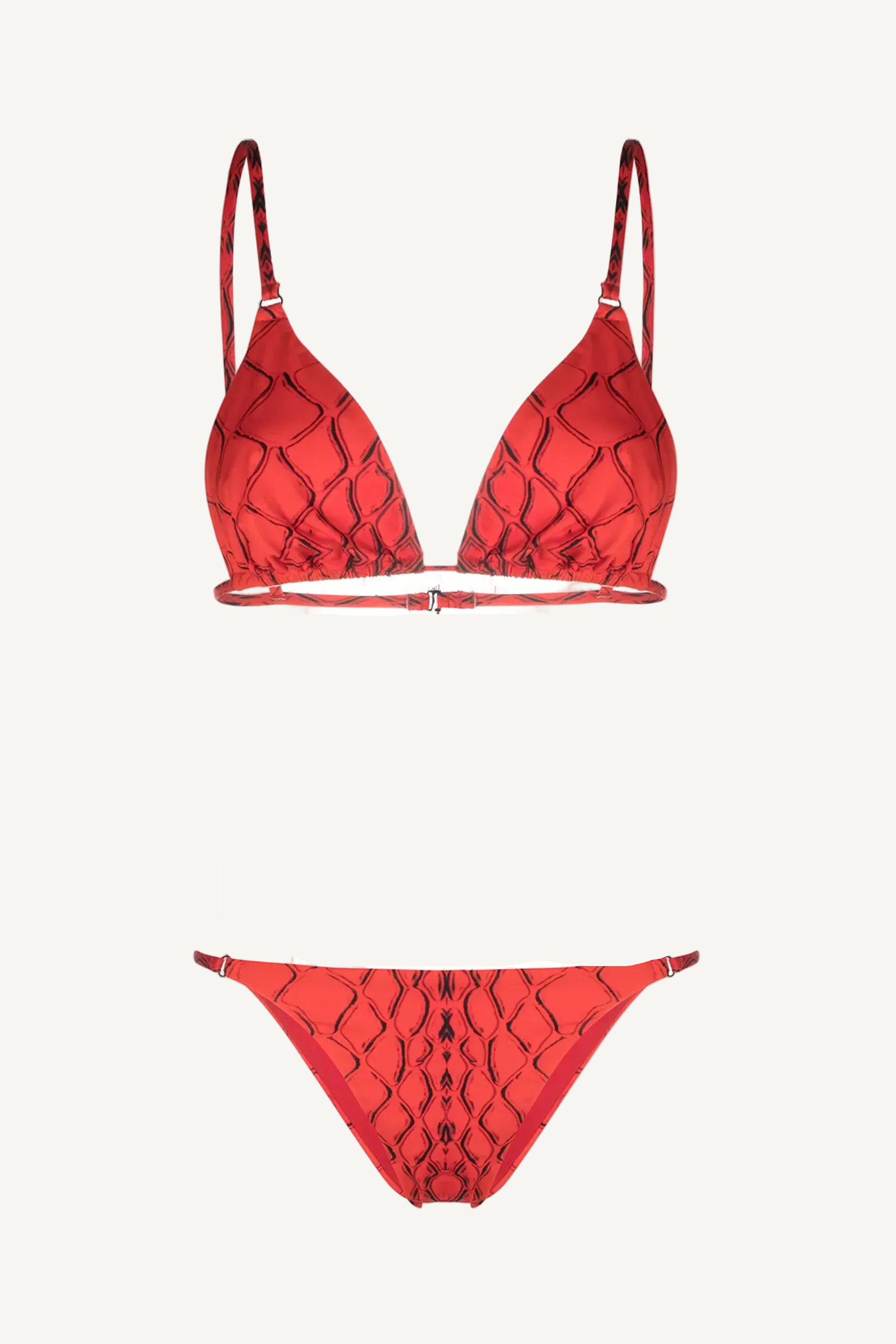 Red Snake Tanning Top & Bikini
