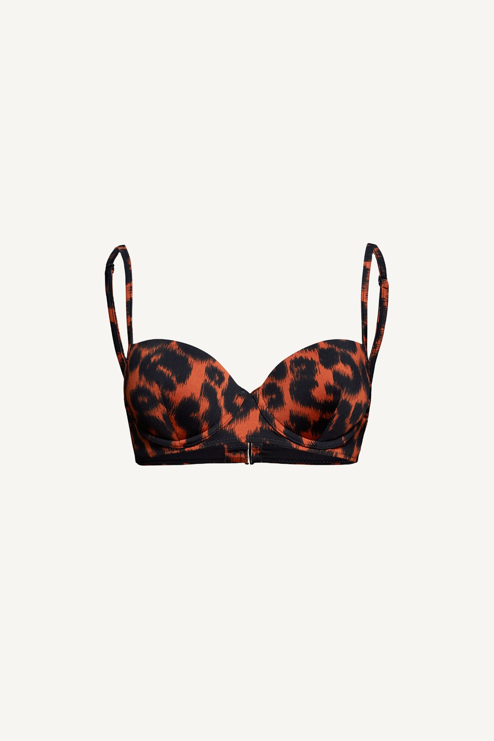 Animal Print Underwire Top