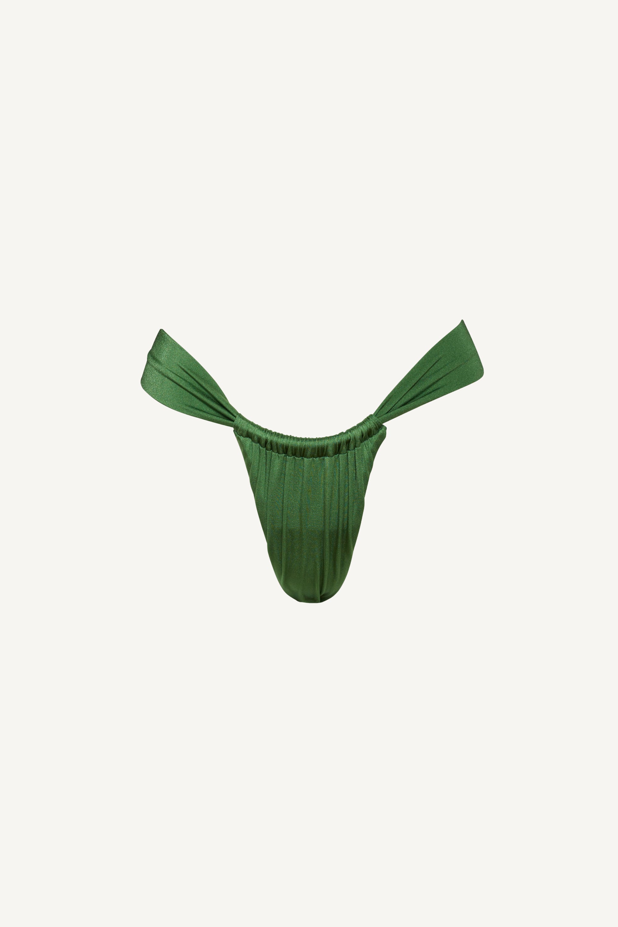 Forest Green Cheeky Ruched Bottom