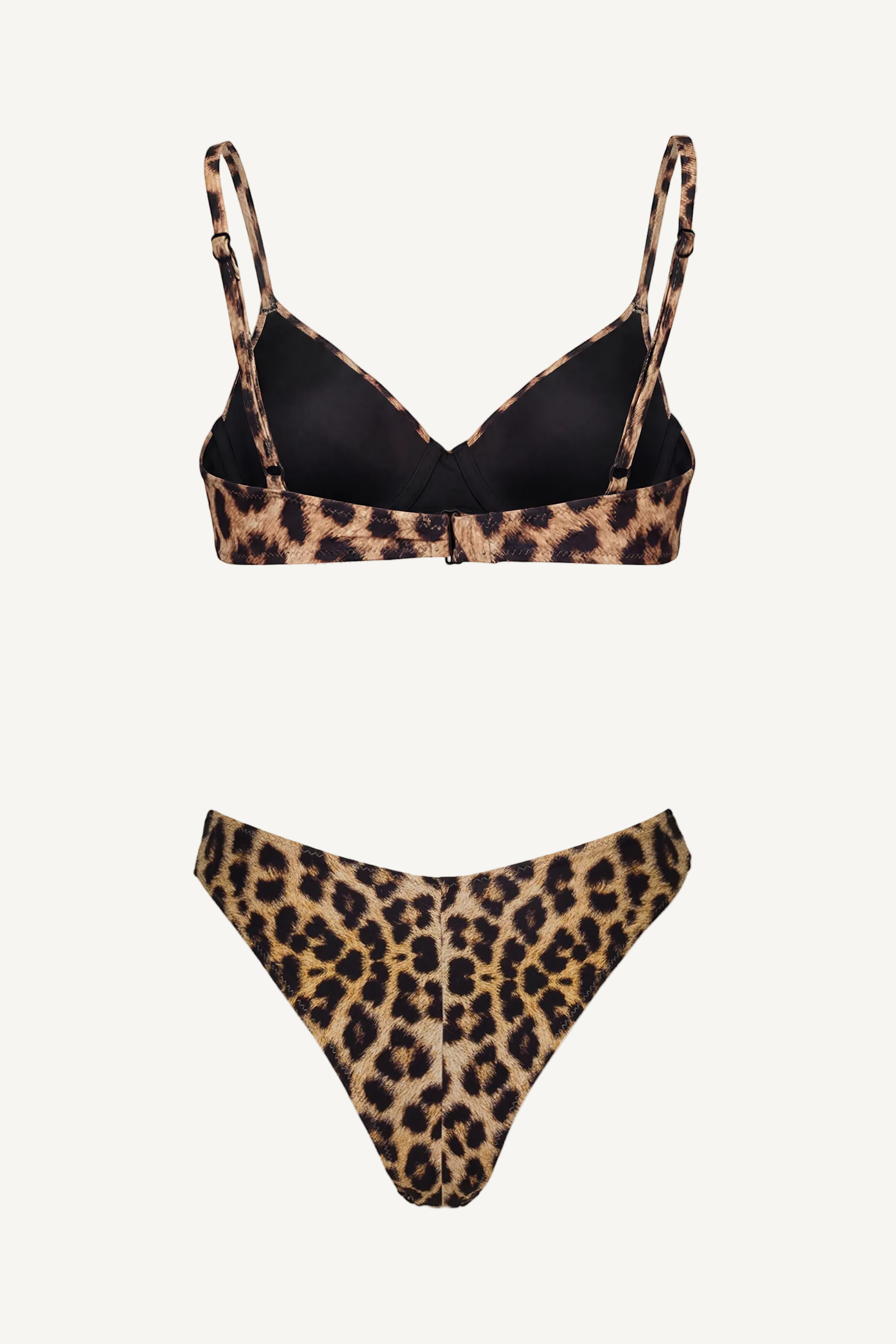 Sutien Push-Up Leopard & Slip V-Cut