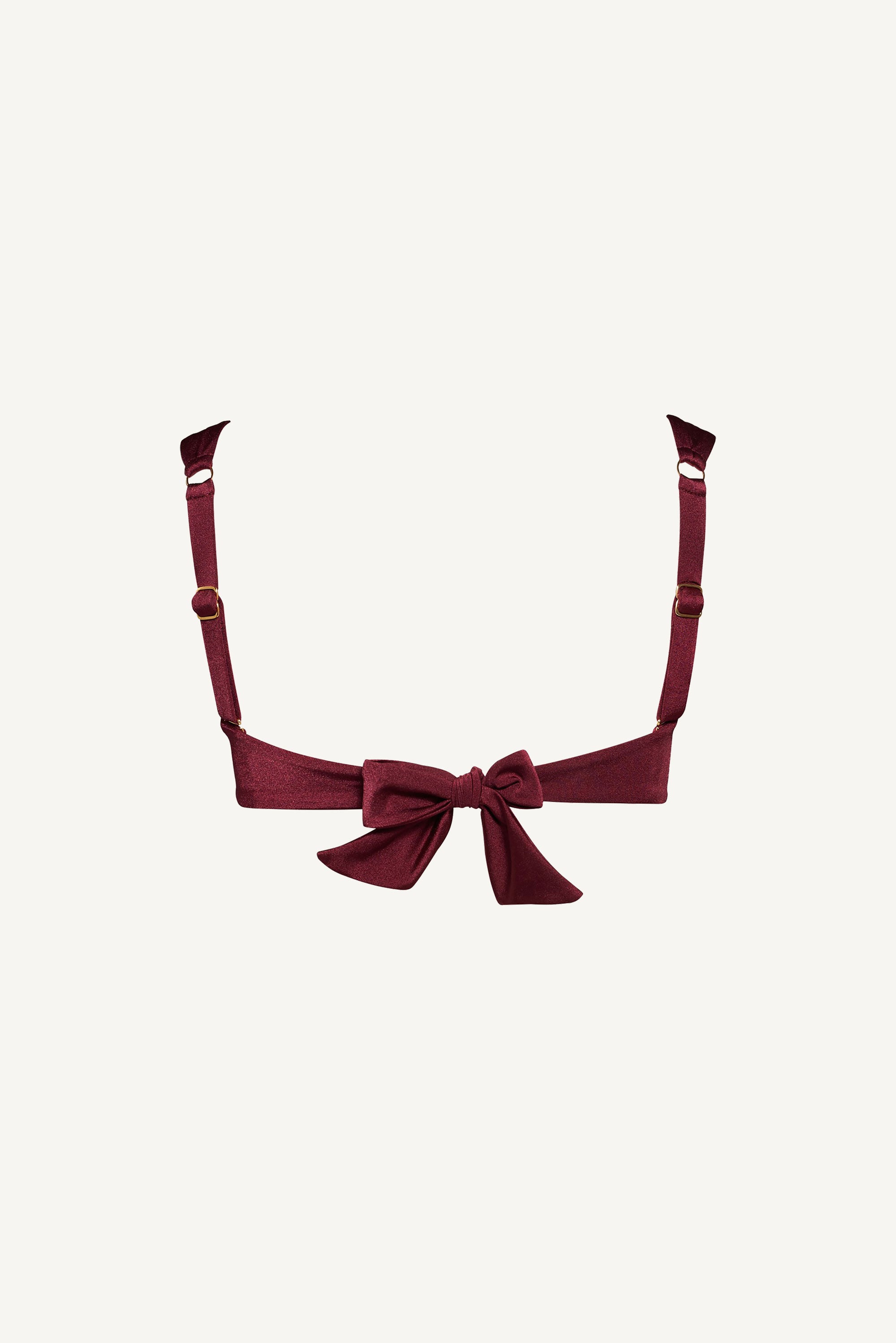 Burgundy Bandeau Top