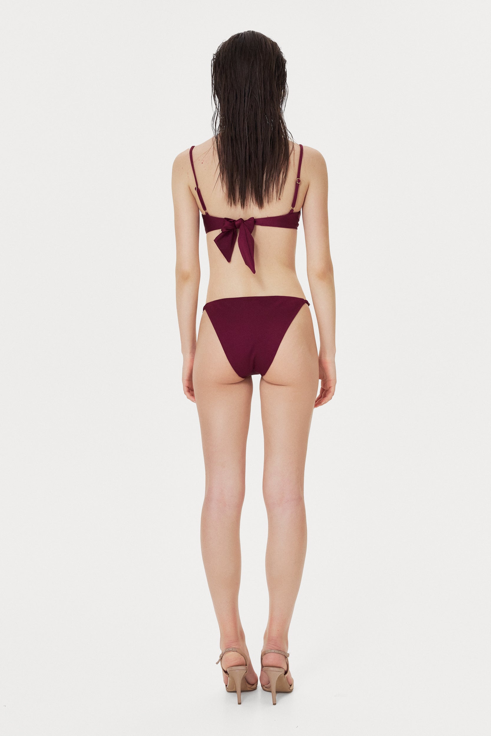 Burgundy Adjustable Side Bottom