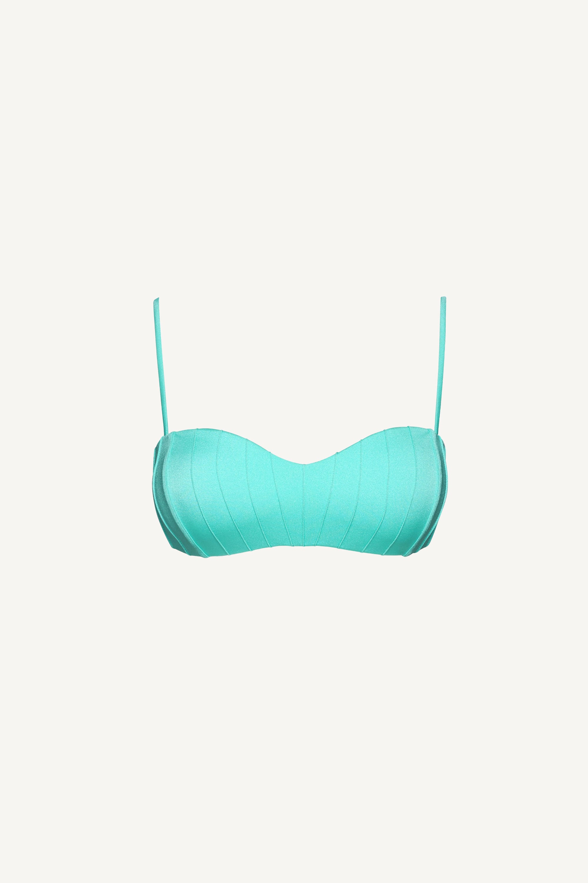 Turquoise Coquillage Bandeau Top