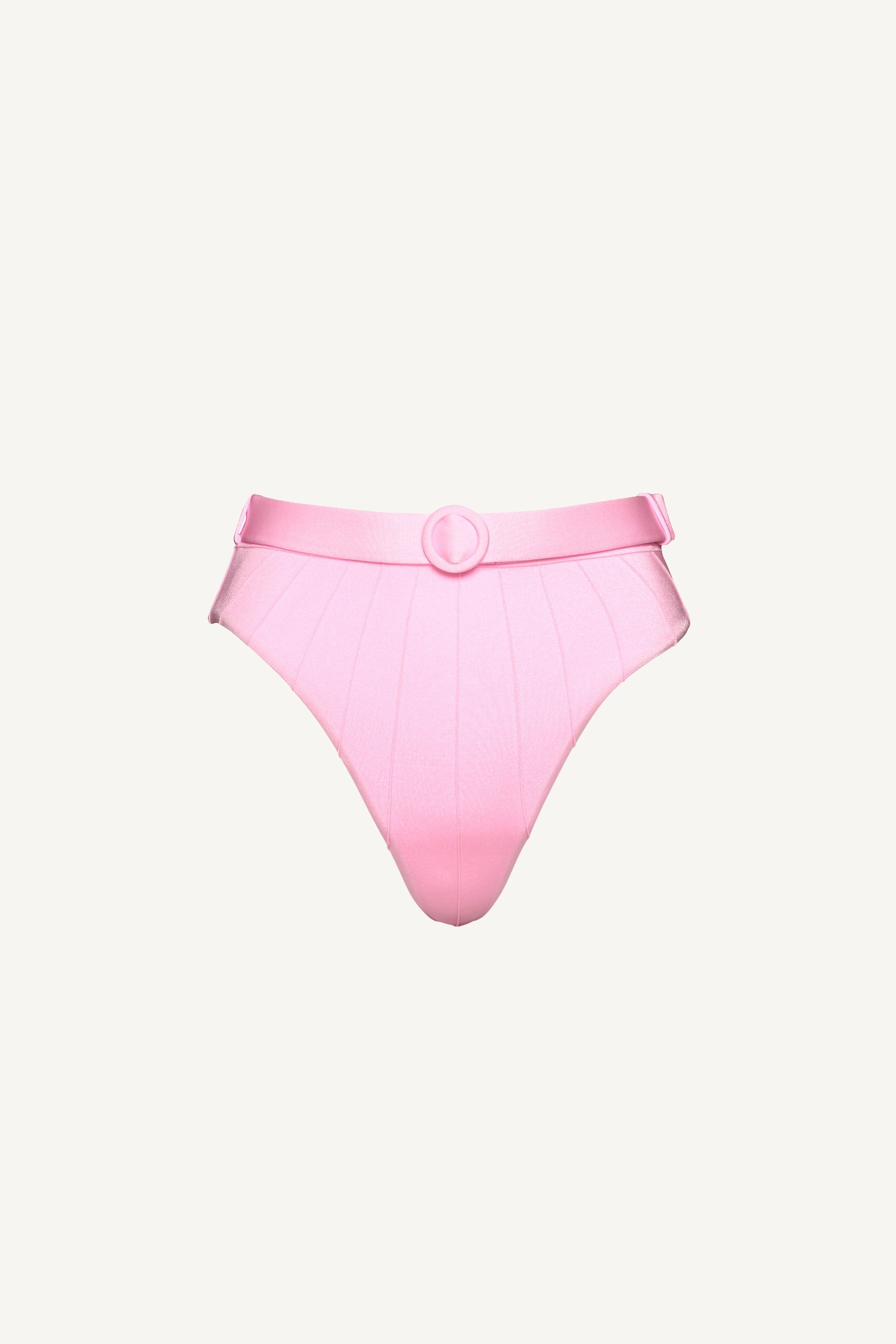 Pink Dreams Coquillage High Waist Bikini Bottom