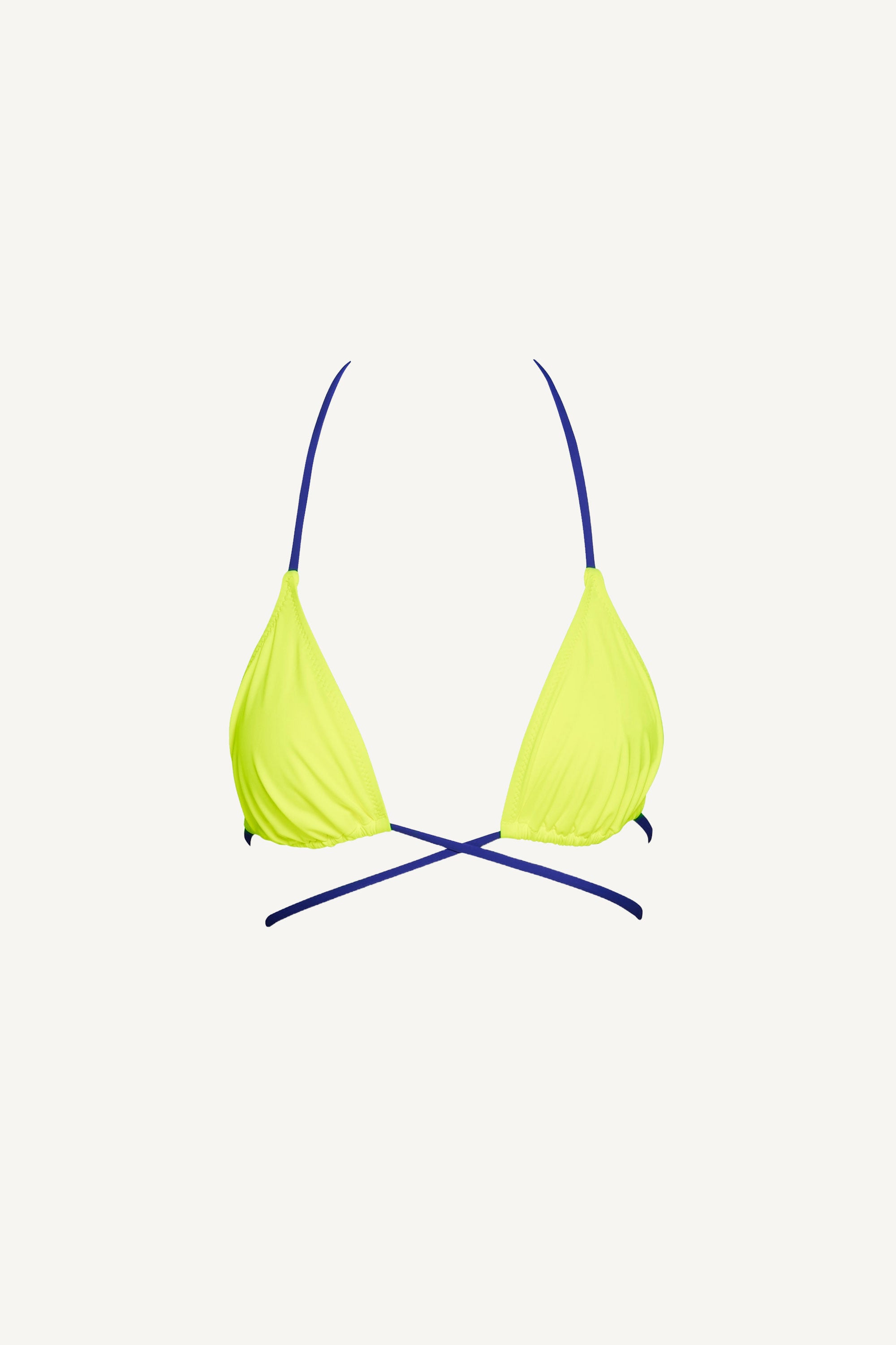 Neon Yellow Tanning Triangle Top