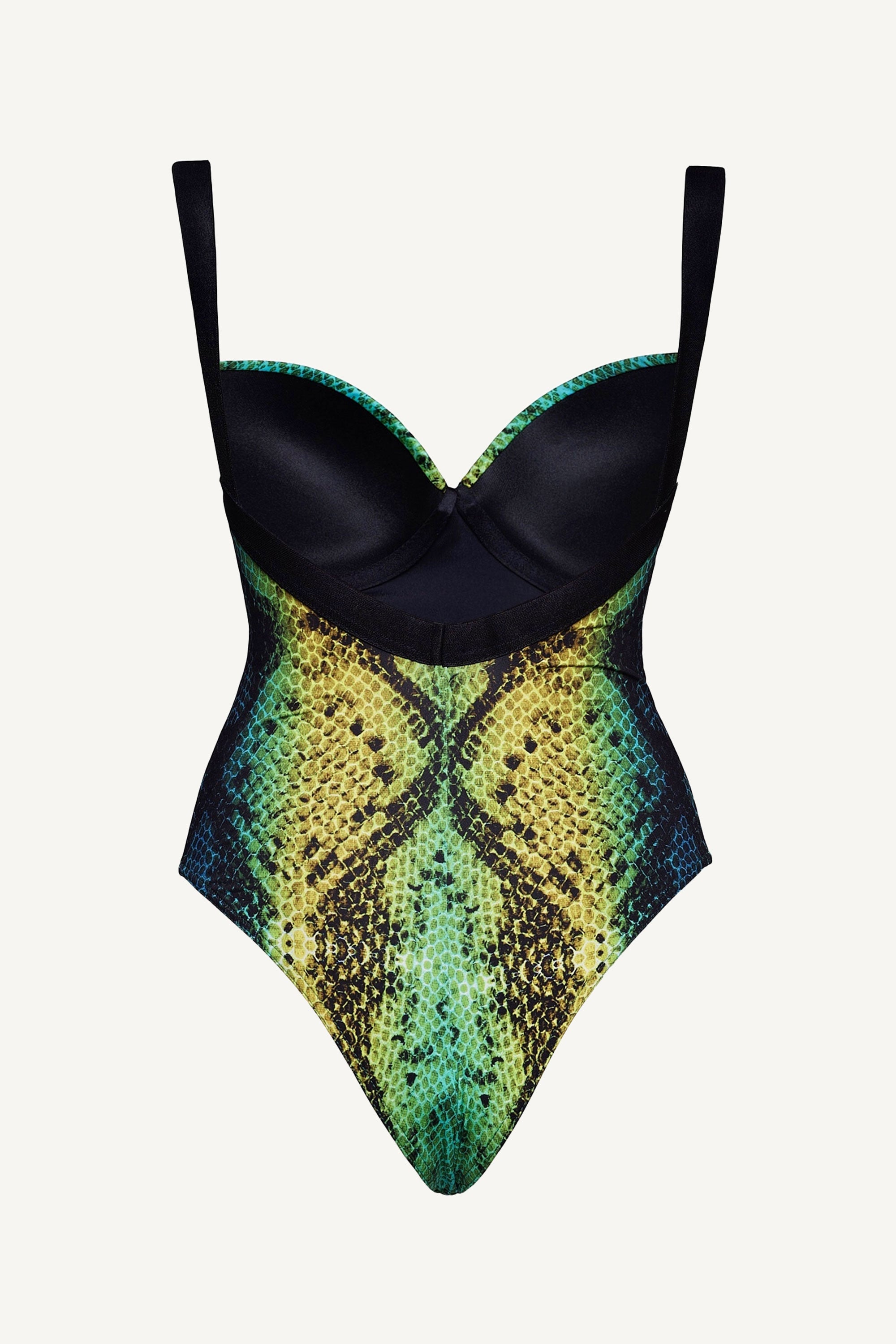 Green Snake Push-Up One Piece