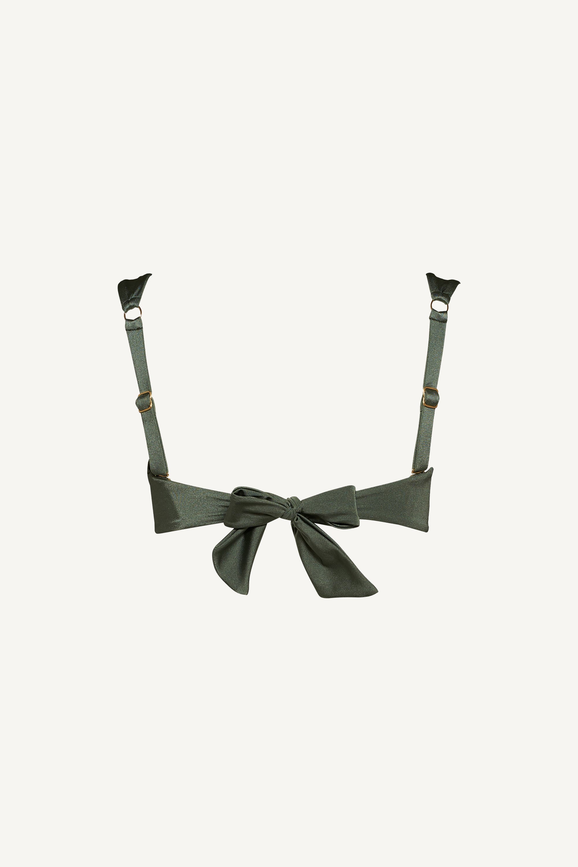 Green Smoke Bandeau Top