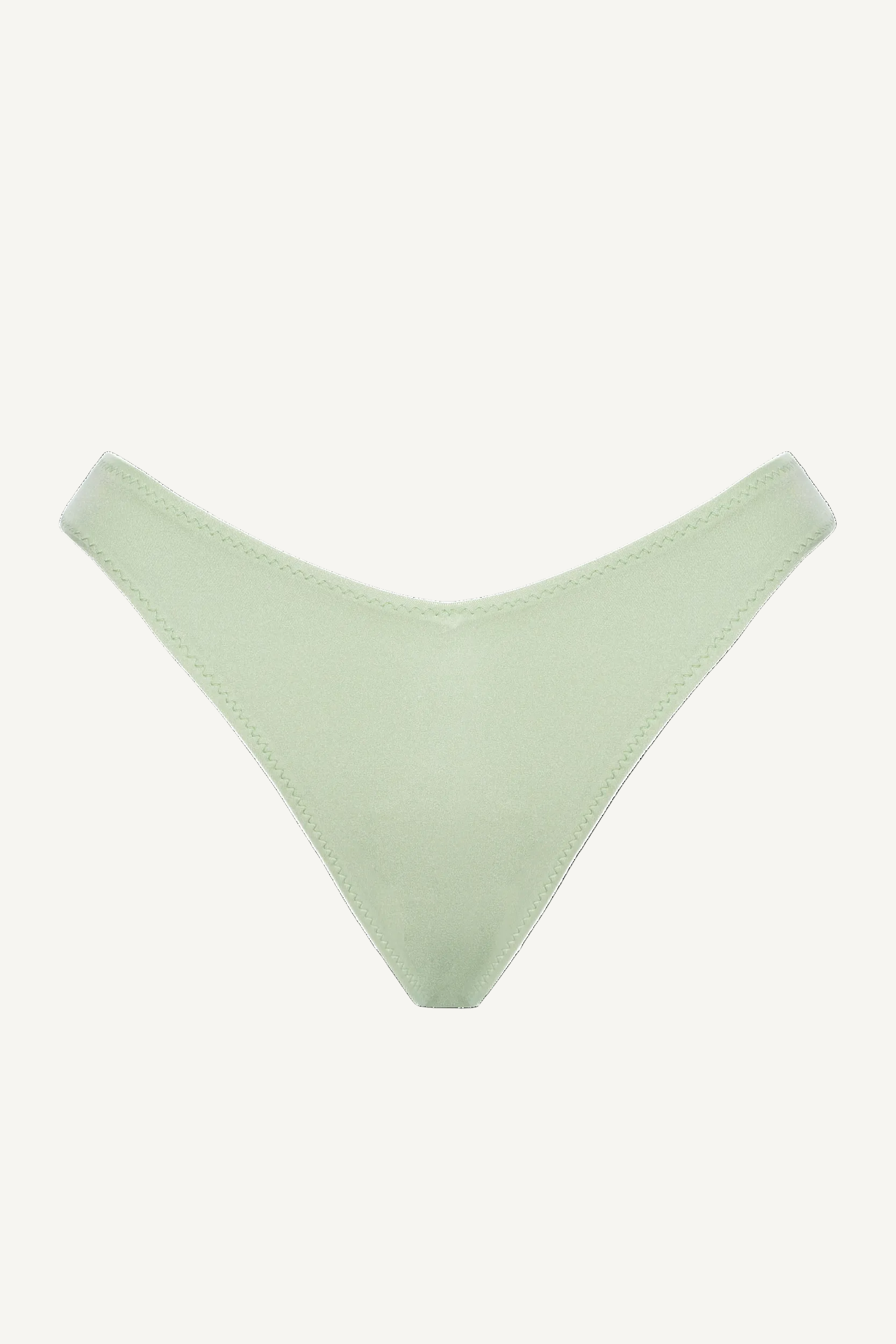 Ivy Sage-Green V-Cut Brazilian Bottom