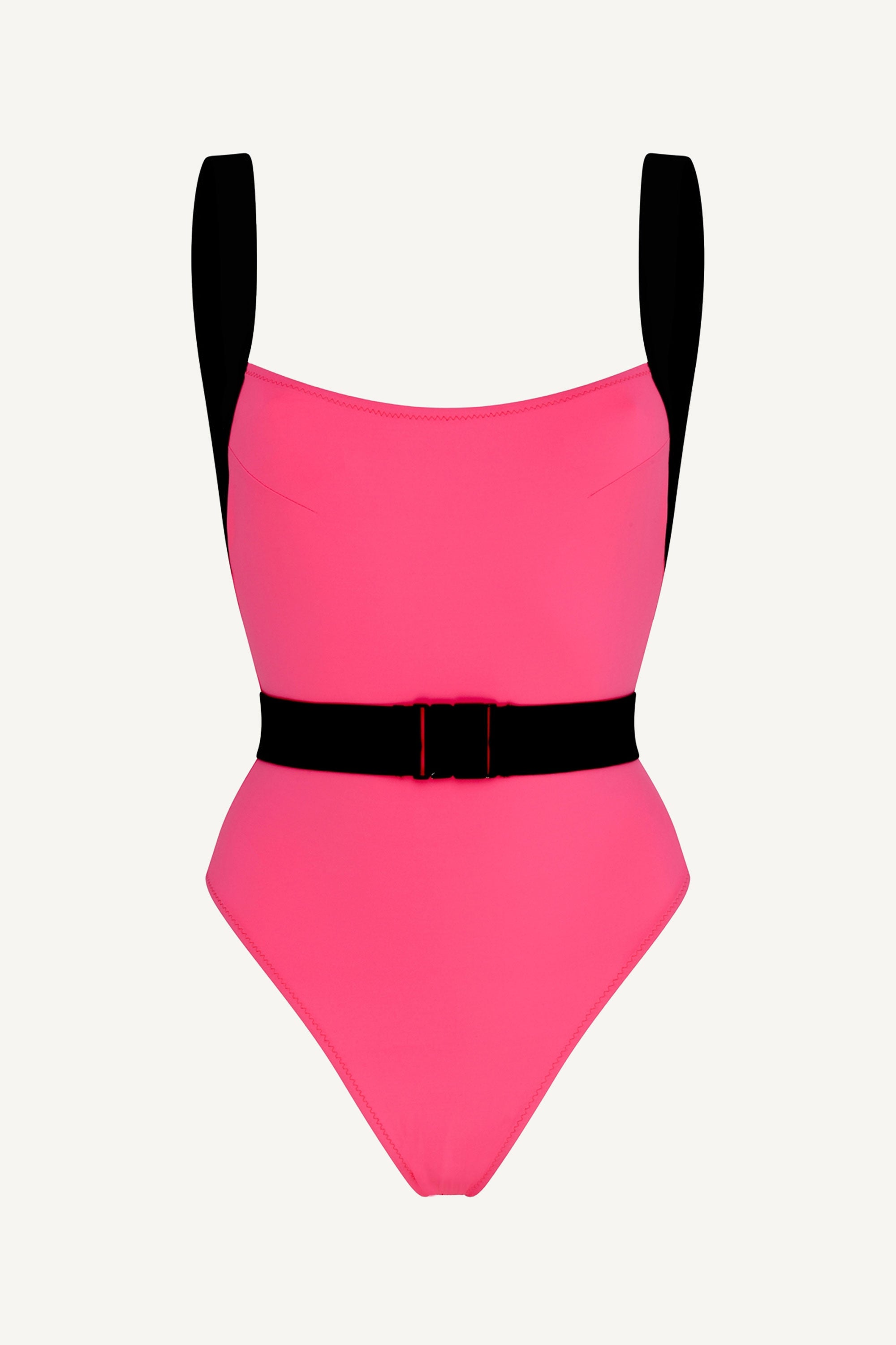 Neon Pink Miami One Piece