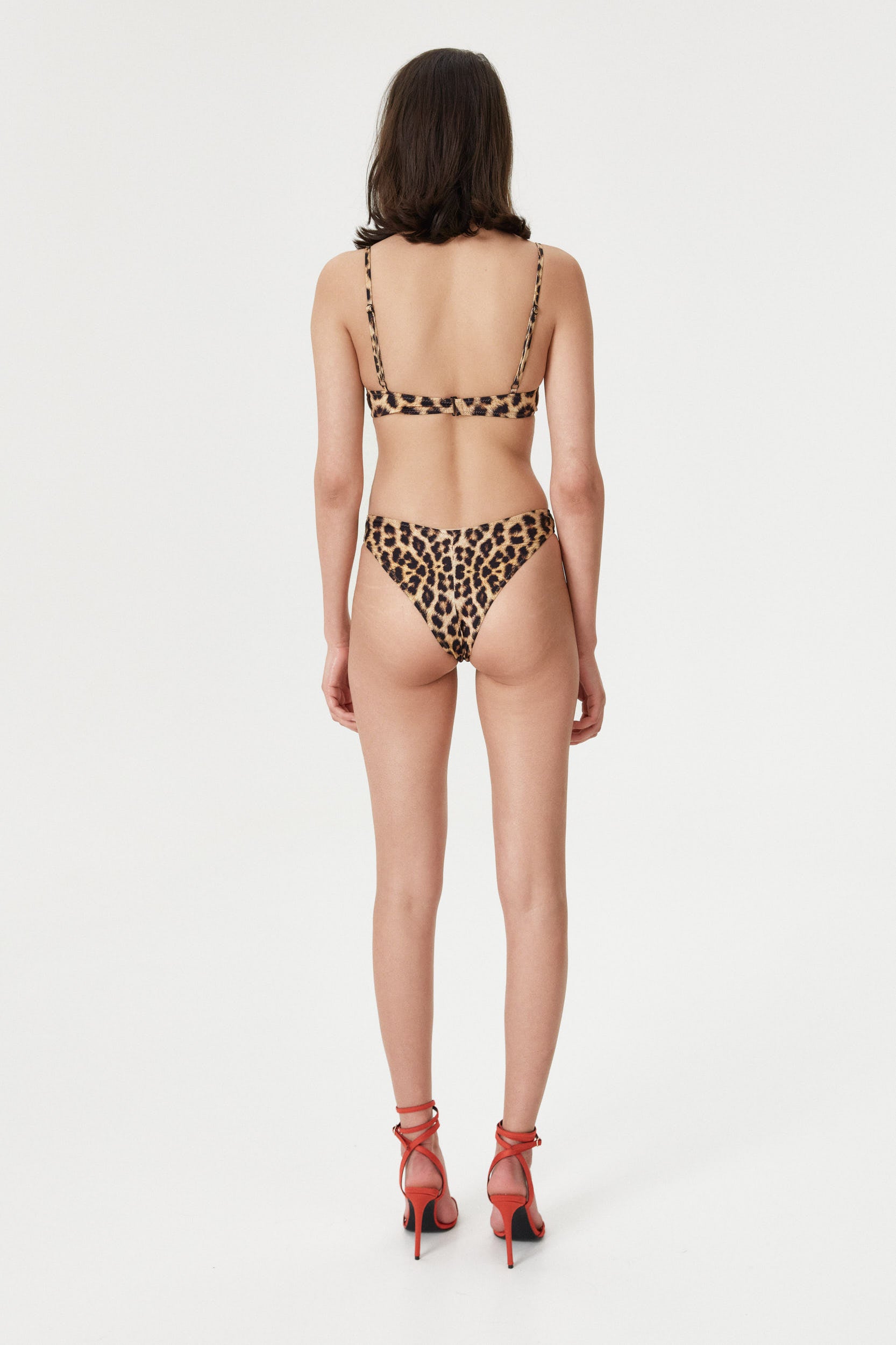 Leopard V-Cut Bottom