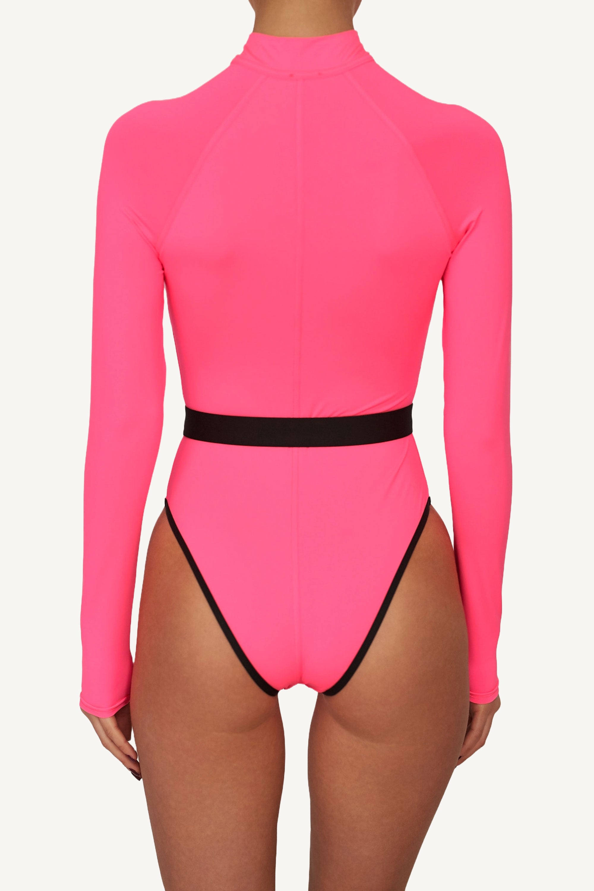 Surf-Up Neon Pink One Piece