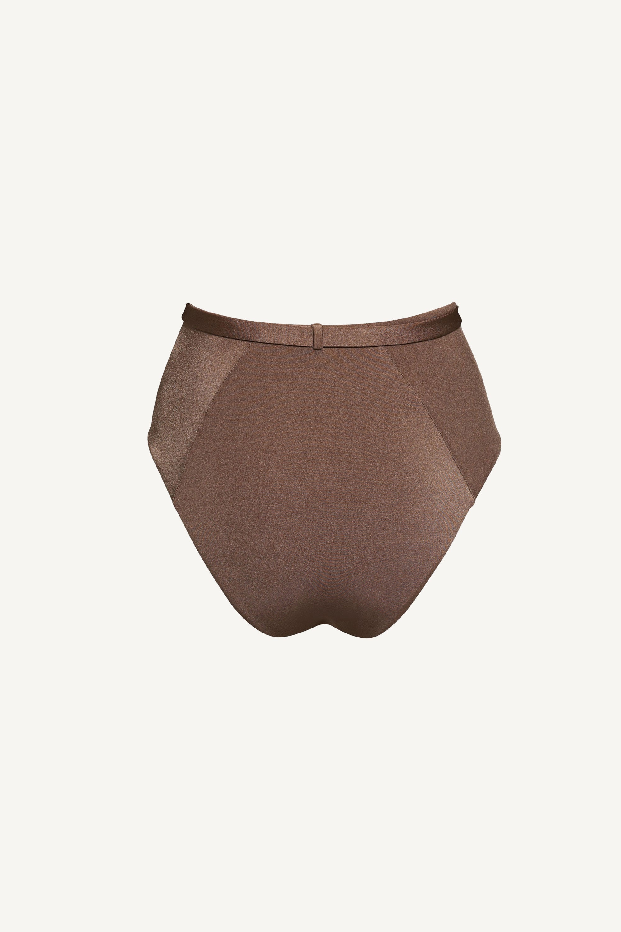 Taupe Classic High Waist Bottom