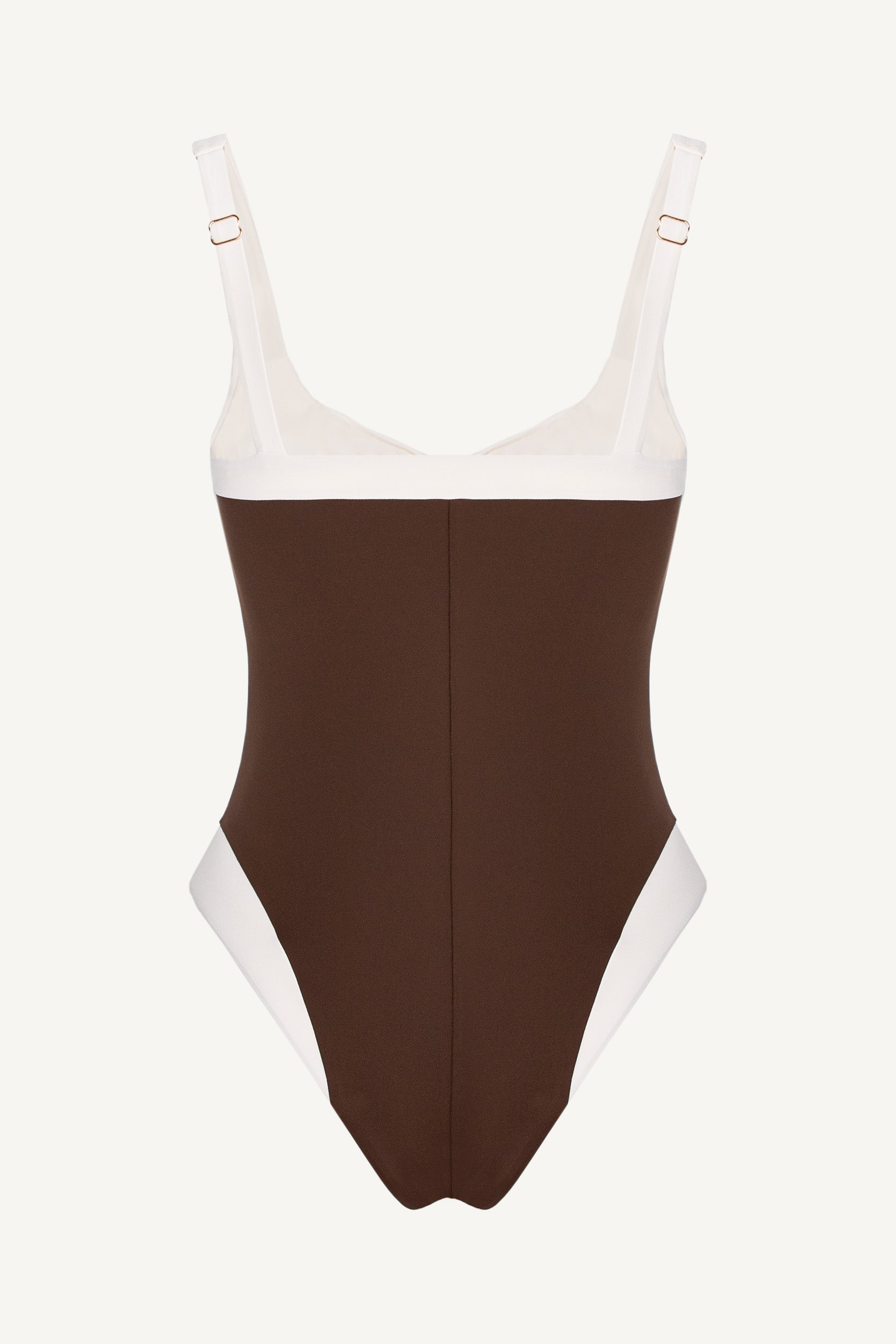 Costum de baie întreg cu decolteu Adele Maro Espresso