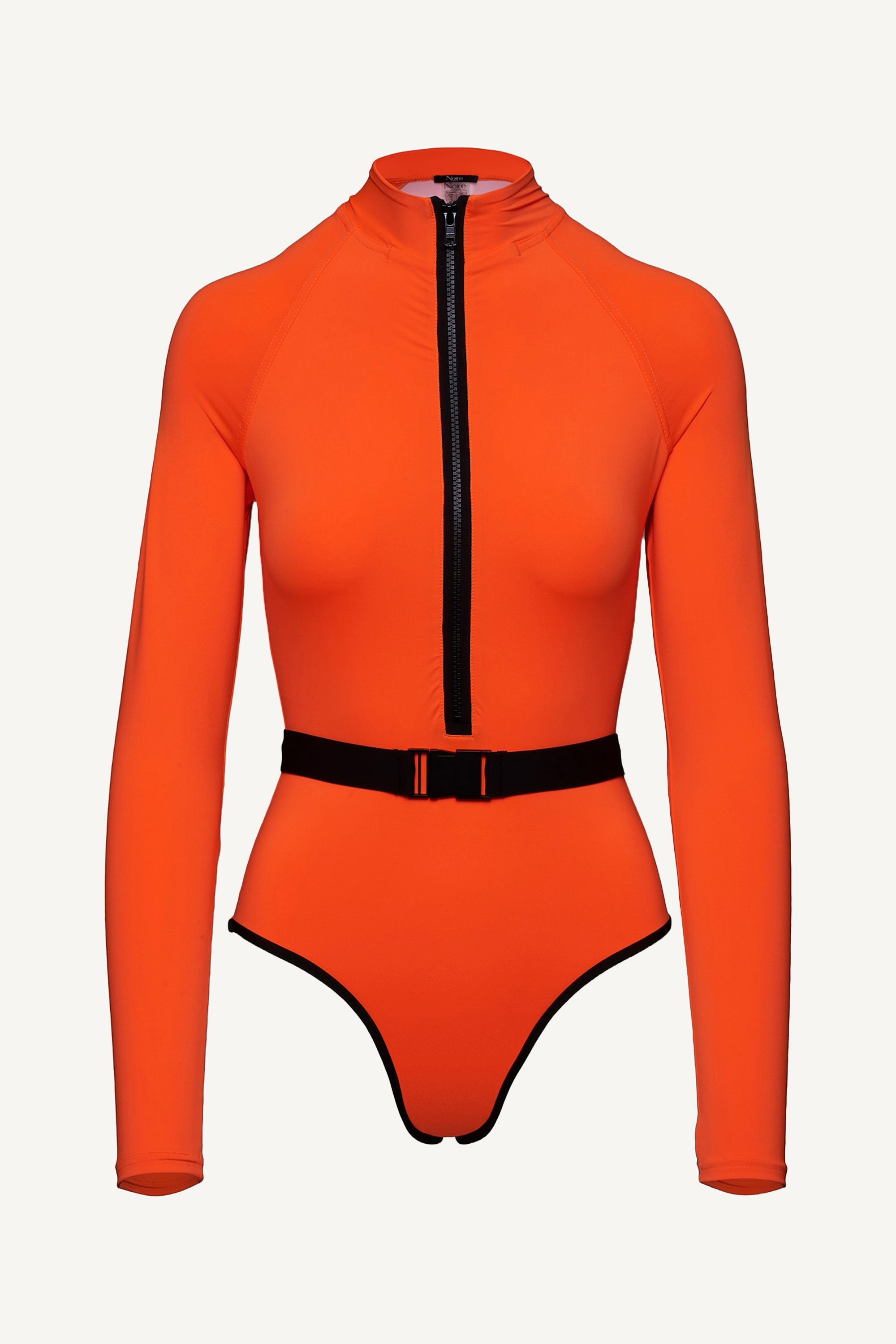 Surf-Up Neon Orange One Piece