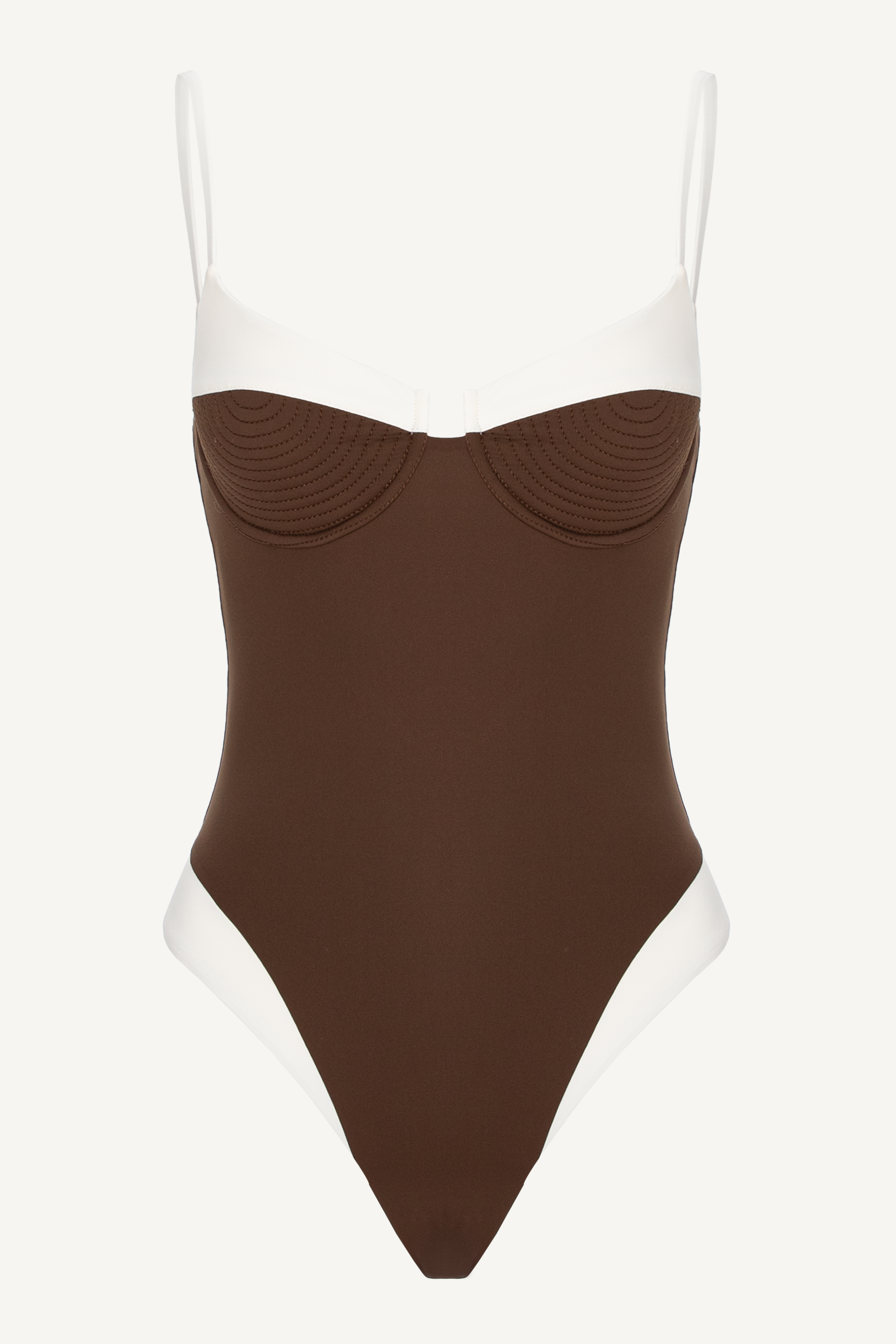 Celine Underwire One Piece Espresso