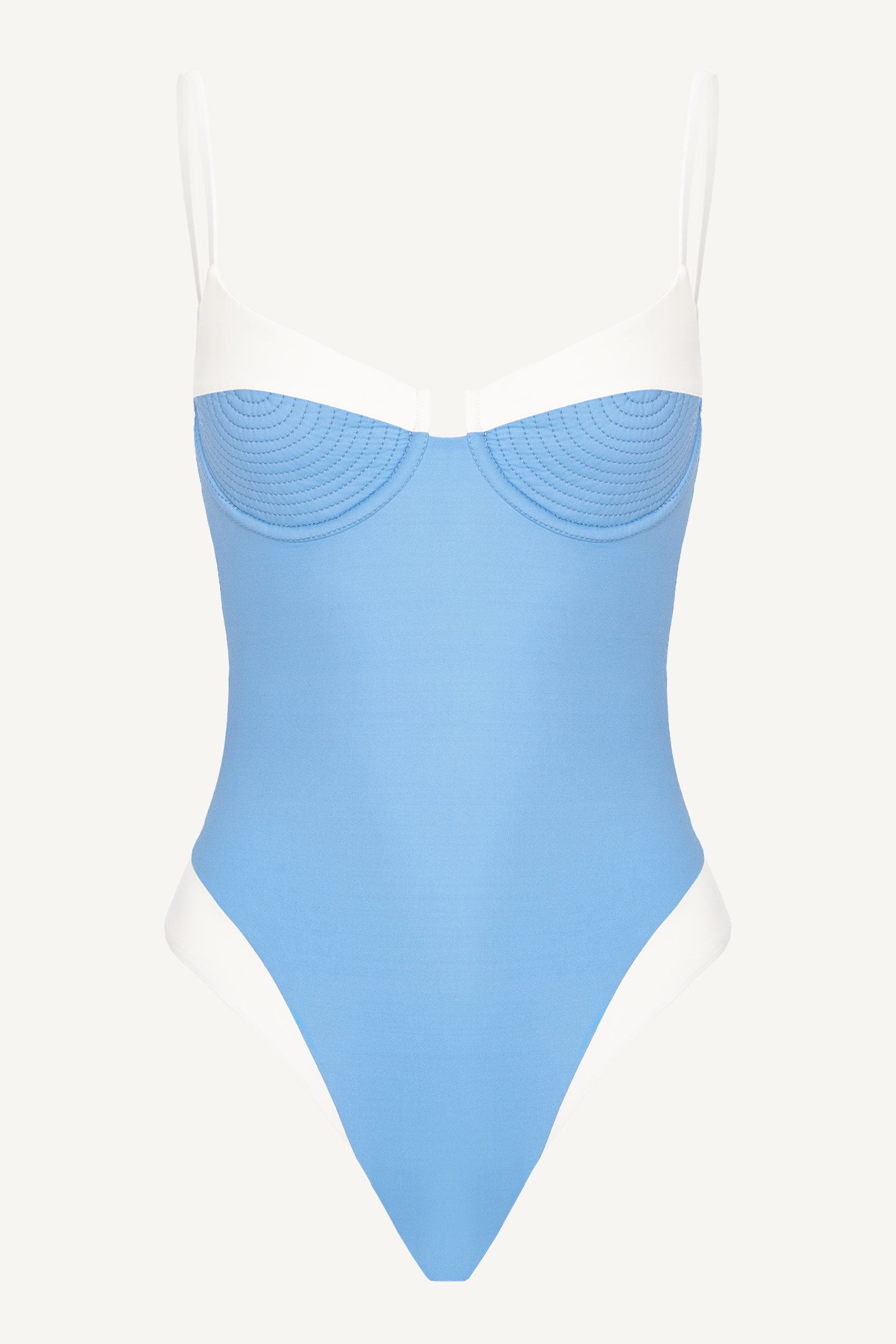 Celine Underwire One Piece Sky Blue