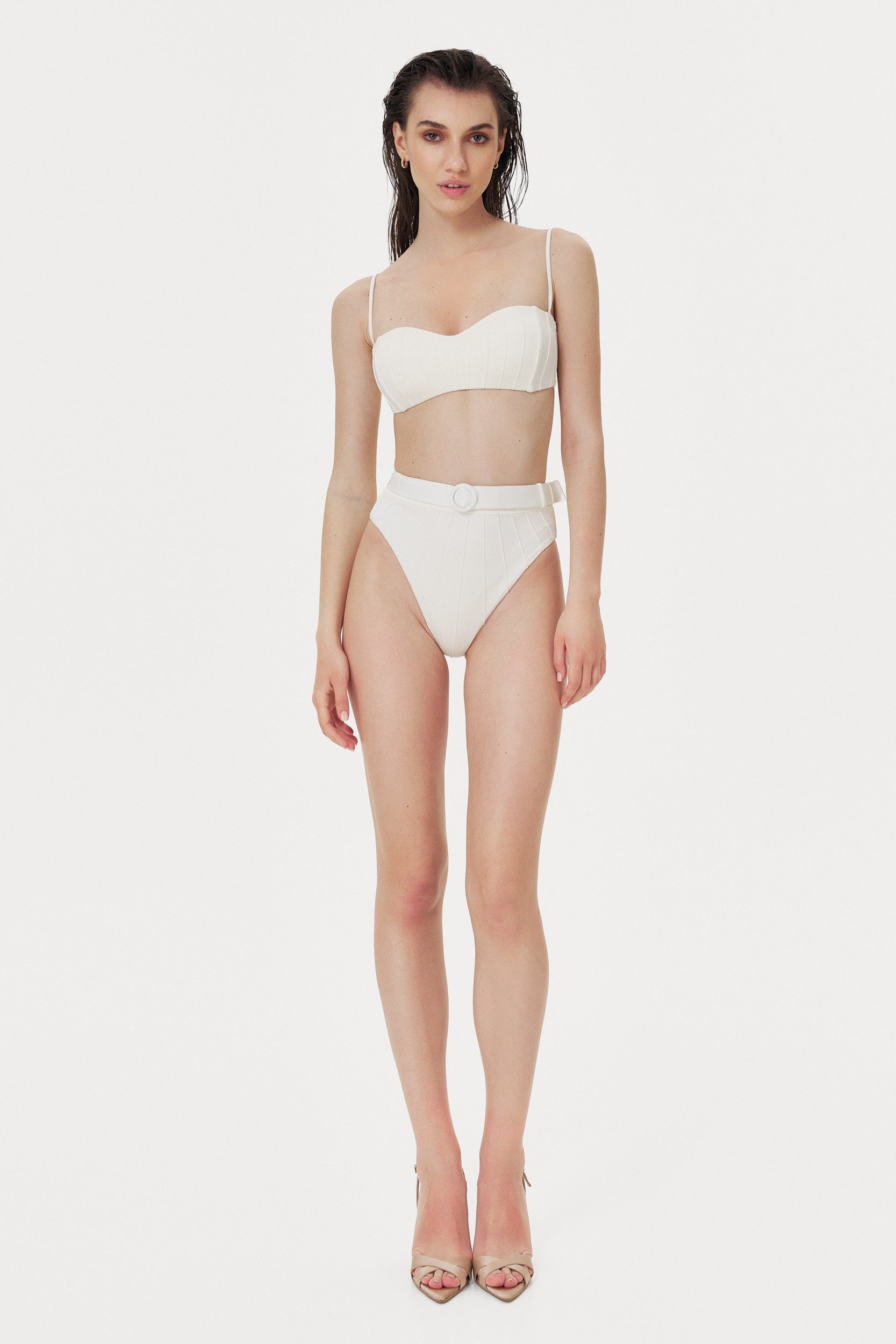 Pearl Coquillage Bandeau Top