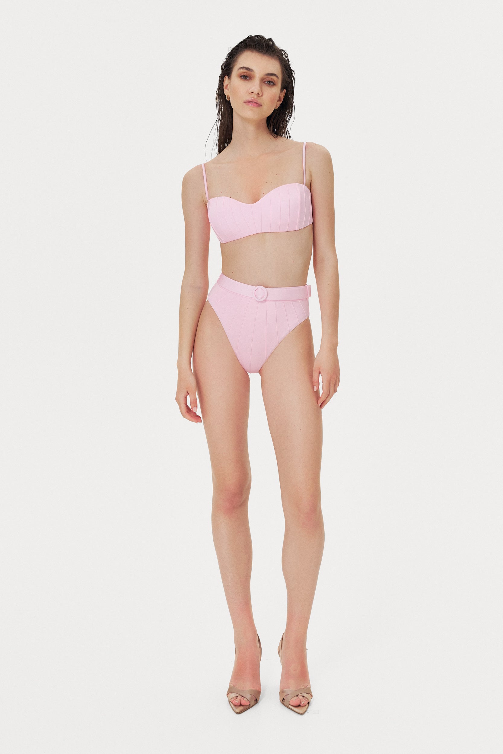 Pink Dreams Coquillage Bandeau Top