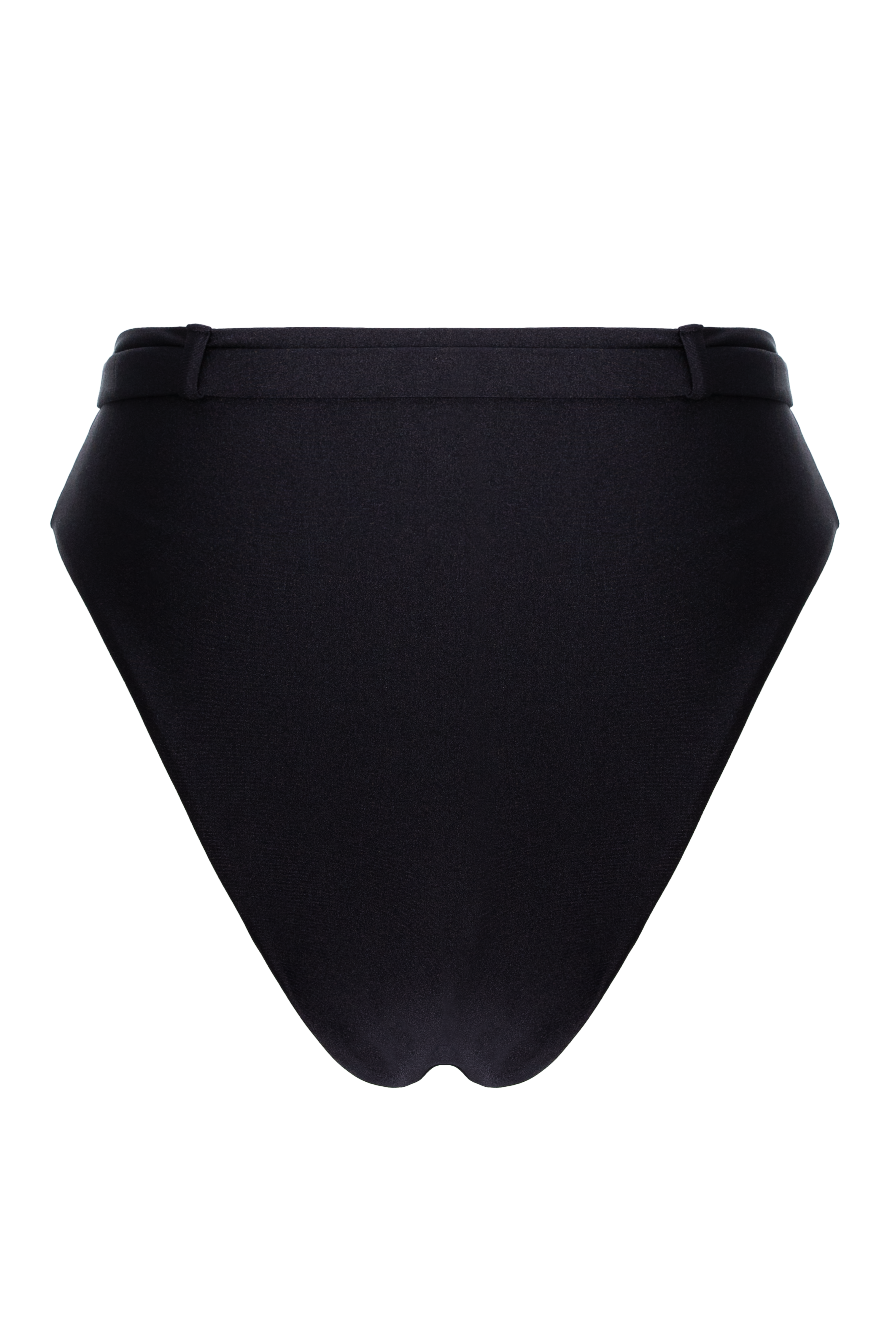 Onyx Seashell High Leg Cut Bottom