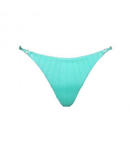 Turquoise Coquillage Bikini Bottom
