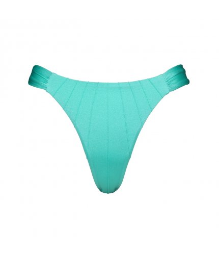 Turquoise Low Rise Bikini Bottom