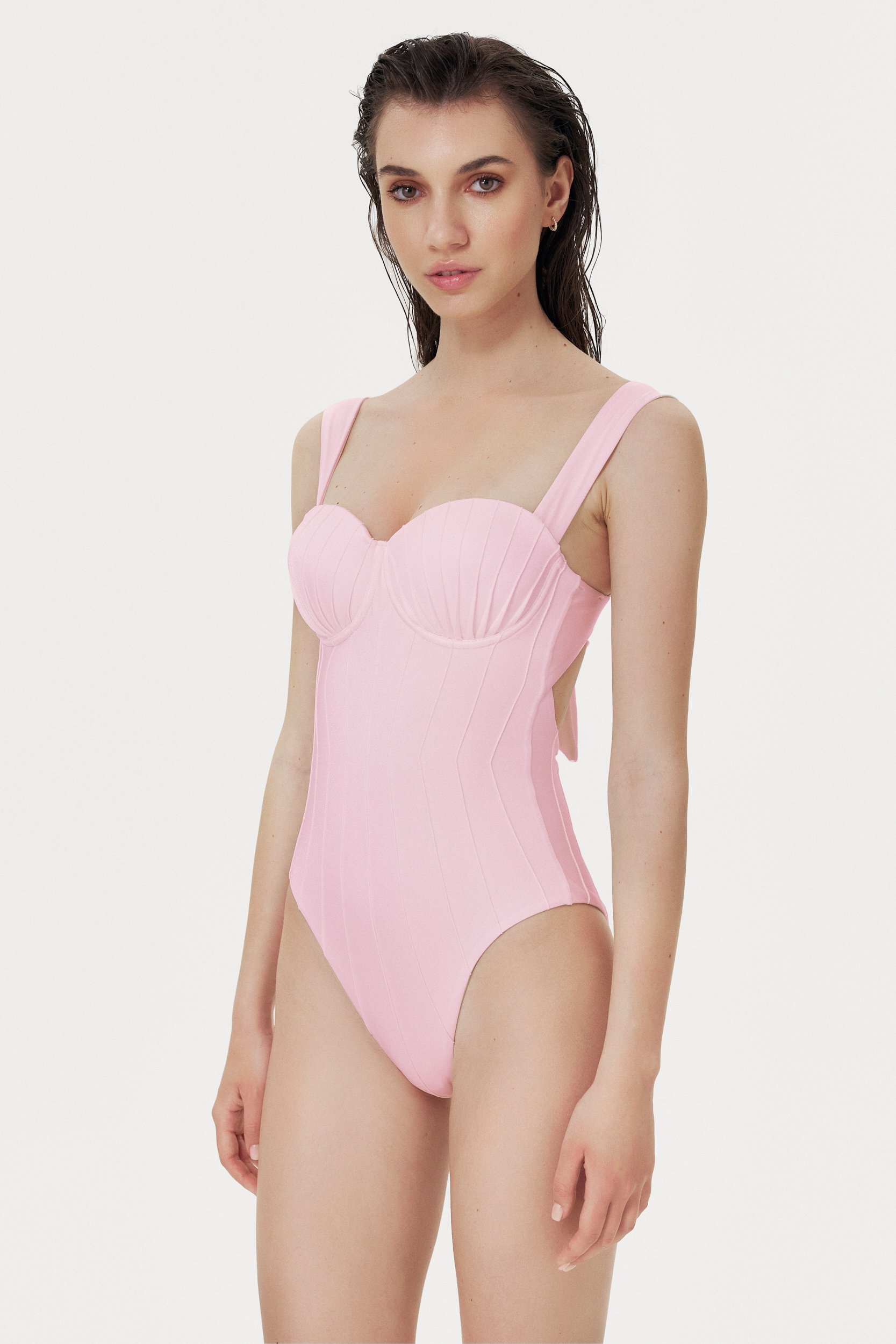 Pink Dreams Coquillage Balconette One Piece