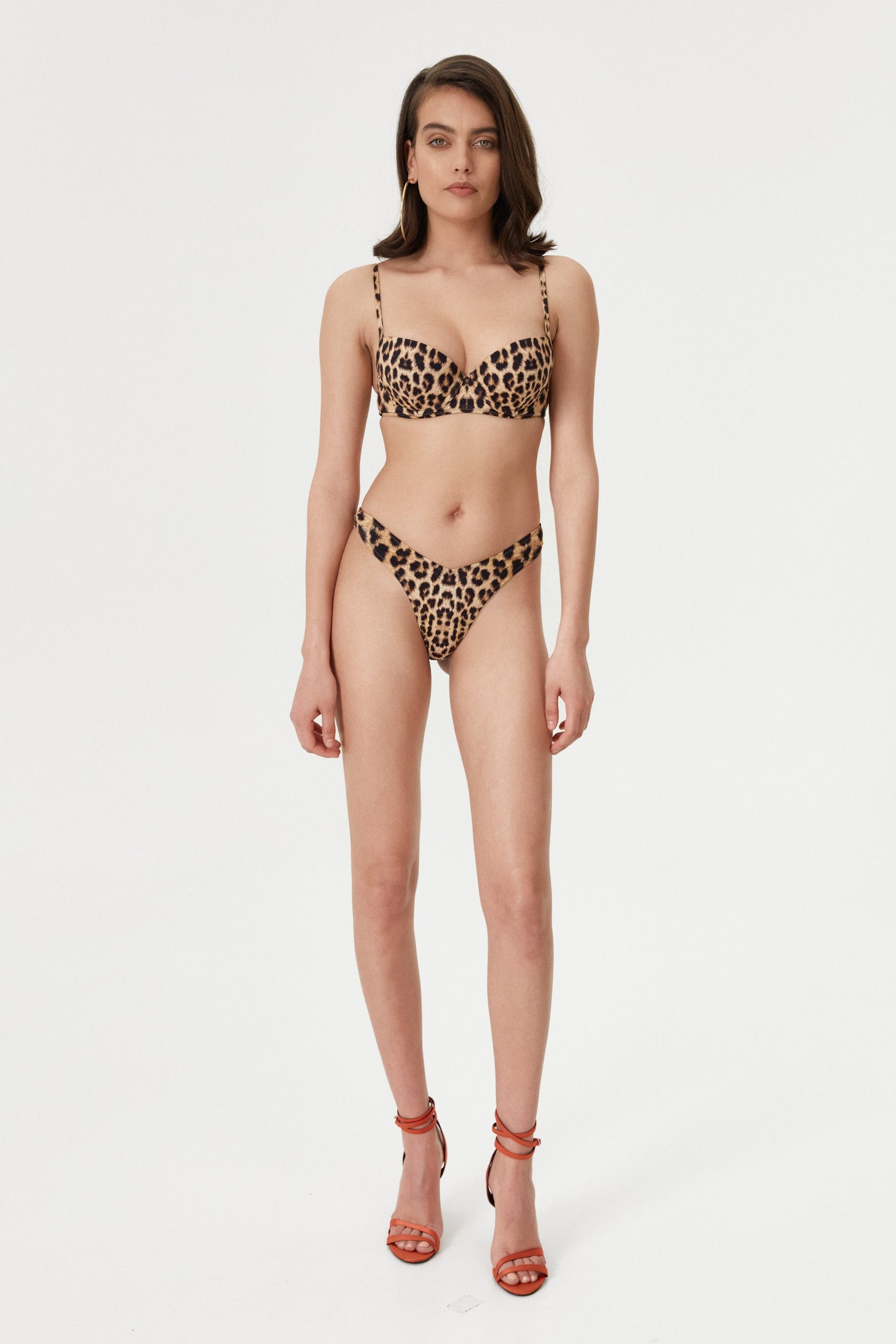 Leopard V-Shape Bikini 