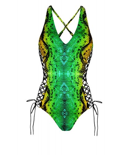 Green Snake Obsession One Piece