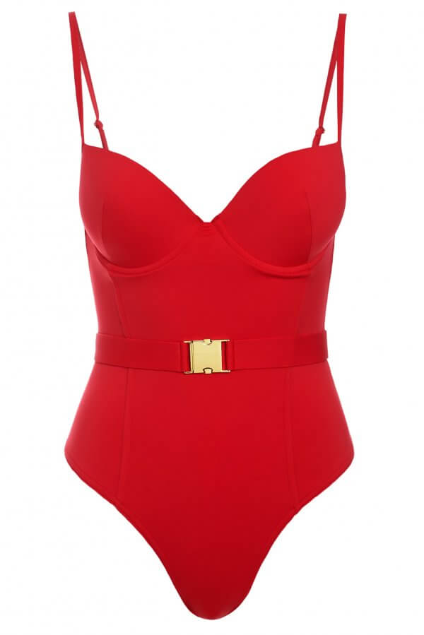 Iconic Red One-Piece