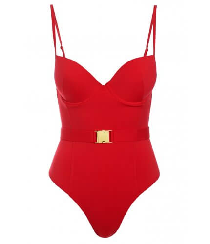 Iconic Red One-Piece